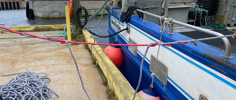 Weak rope installed